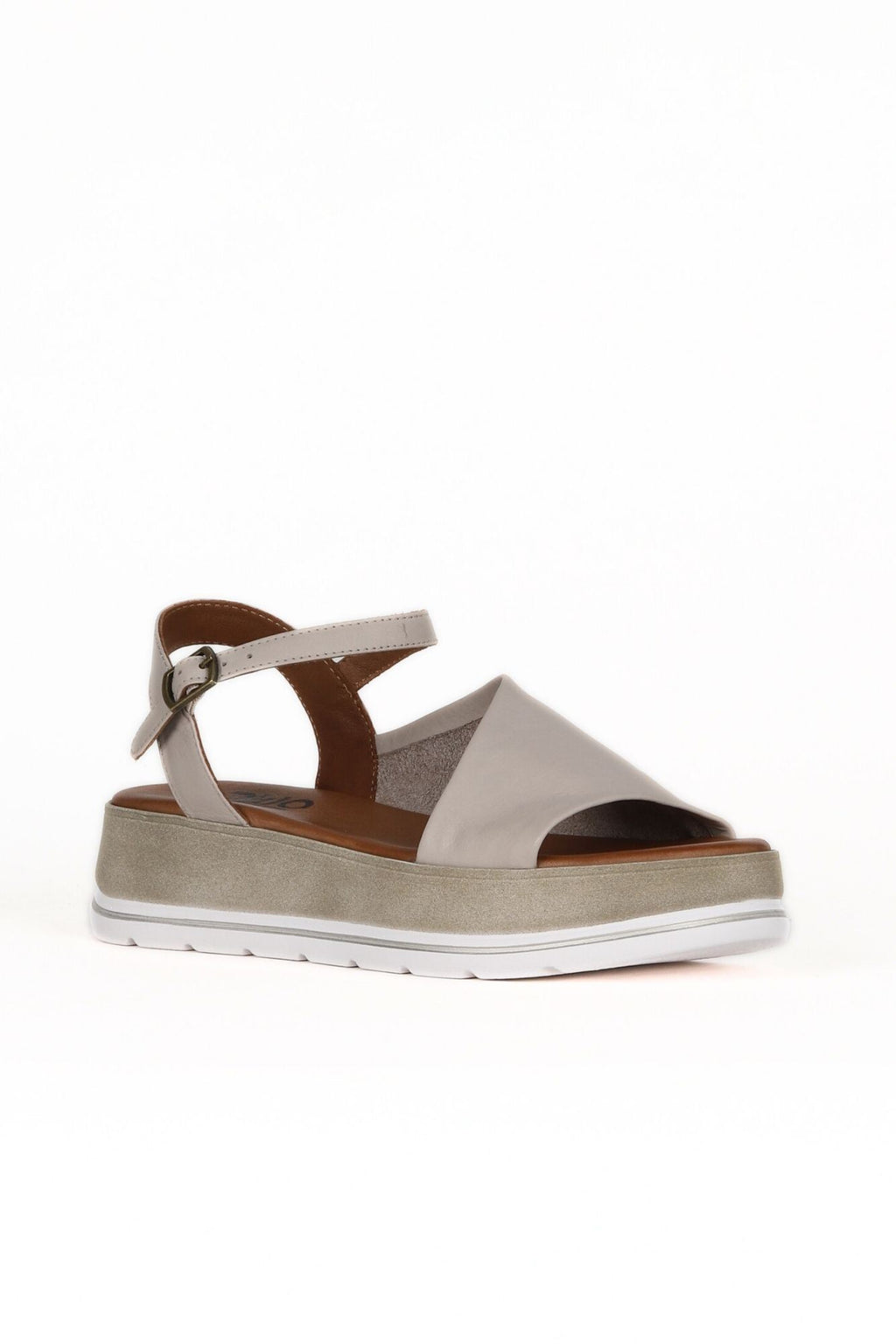 Bueno Women's Leather Flat Sandal