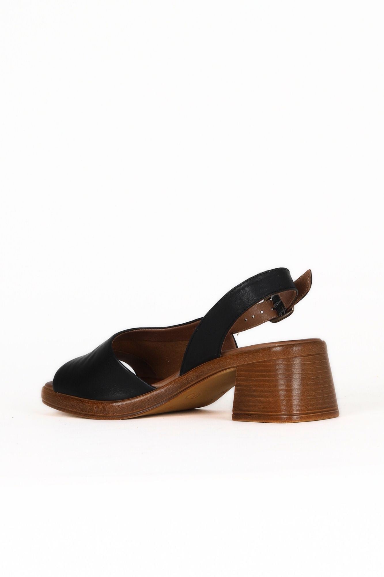 Bueno Women's Leather Heeled Sandal