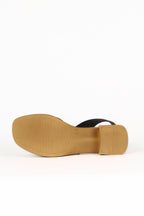 Bueno Women's Leather Heeled Sandal