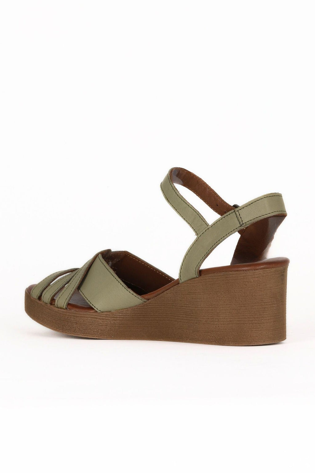 Bueno Women's Leather Wedge Sandal