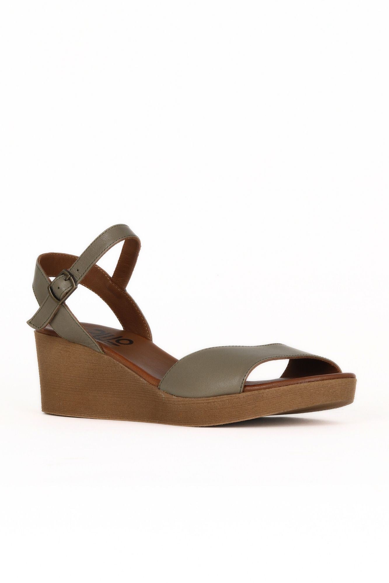 Bueno Women's Leather Wedge Sandal