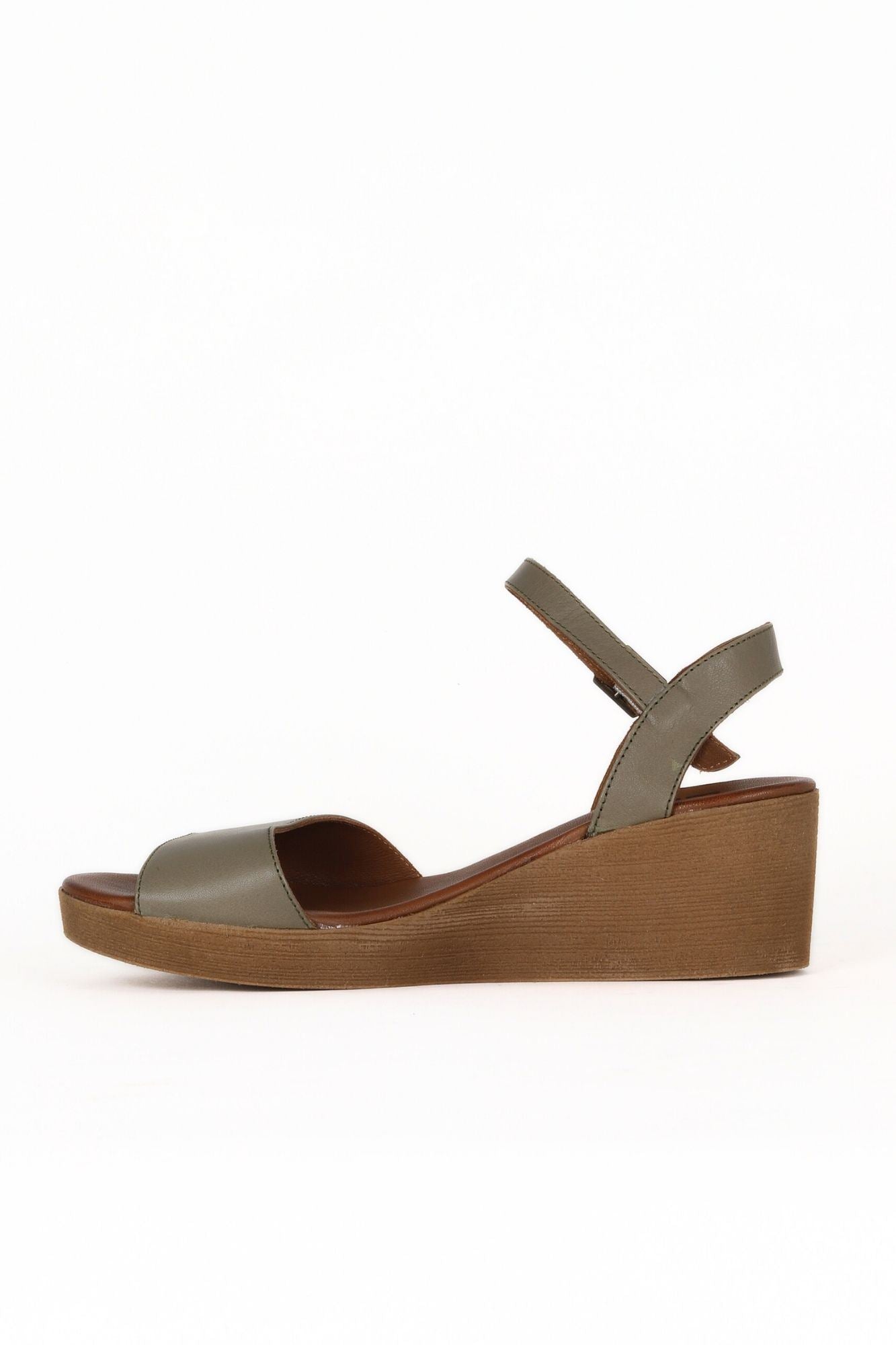 Bueno Women's Leather Wedge Sandal