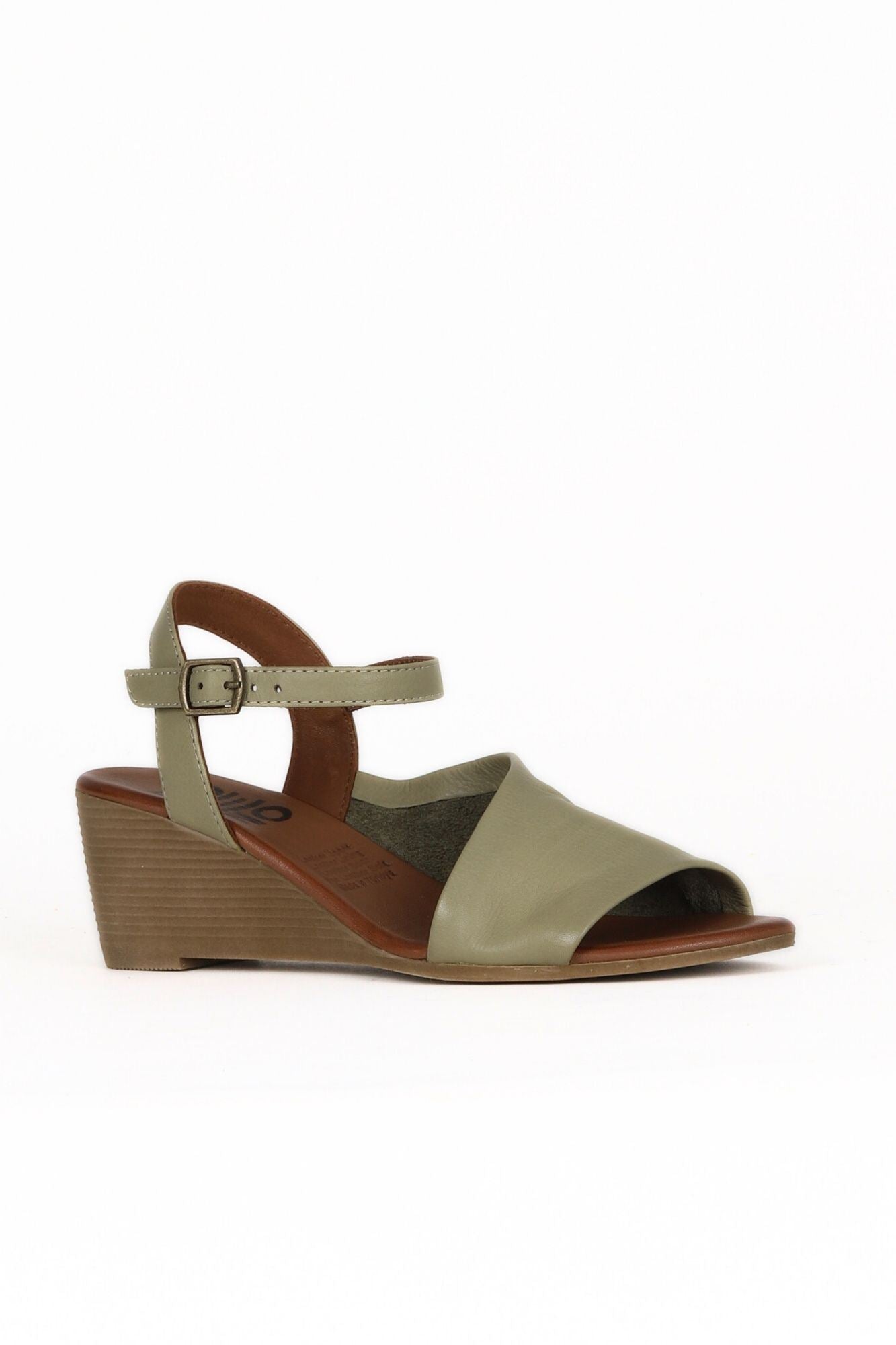 Bueno Women's Leather Wedge Sandal