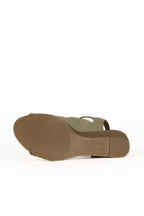 Bueno Women's Leather Wedge Sandal