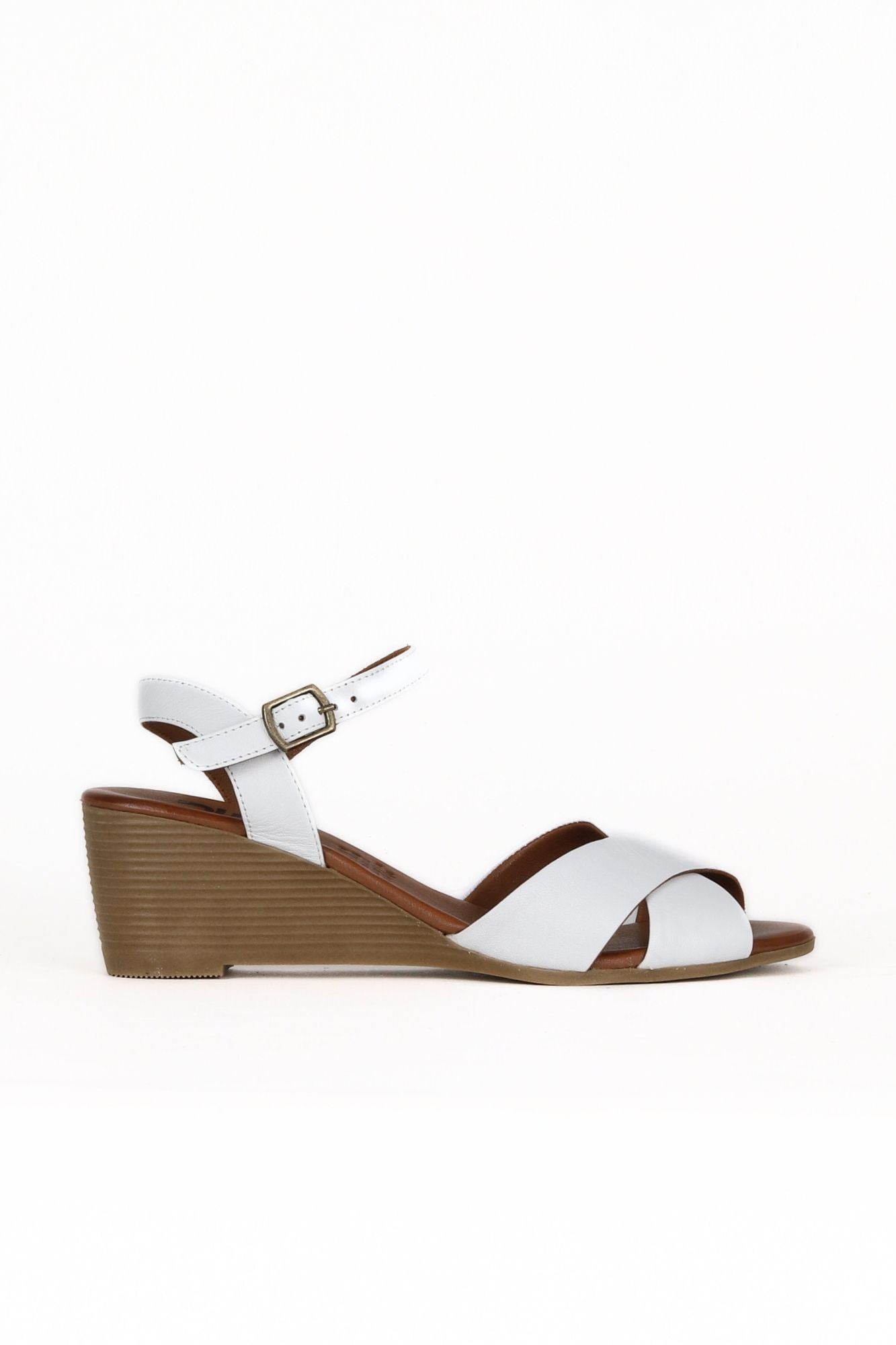Bueno Women's Leather Wedge Sandal