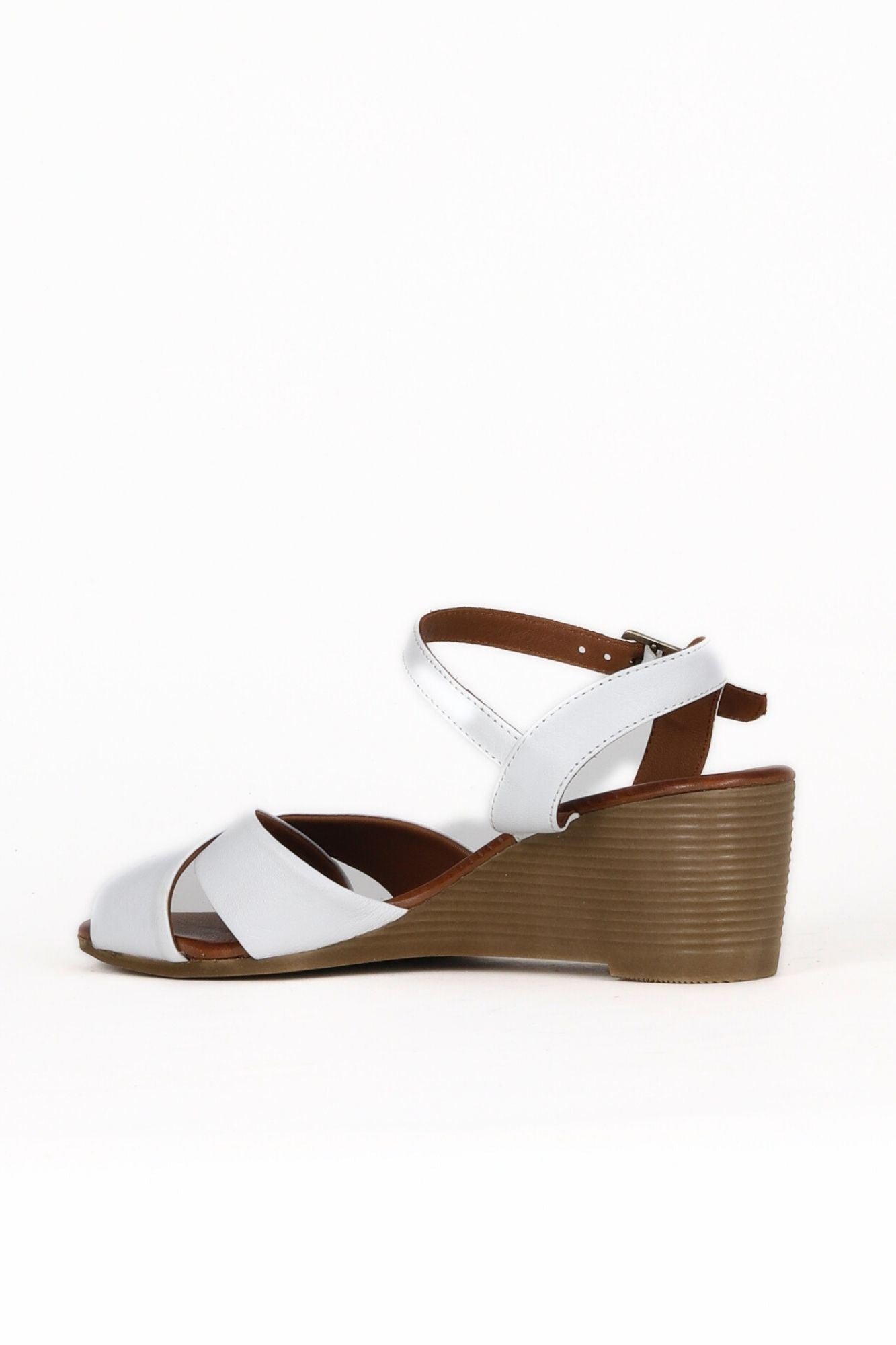 Bueno Women's Leather Wedge Sandal