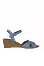 Bueno Women's Leather Wedge Sandal