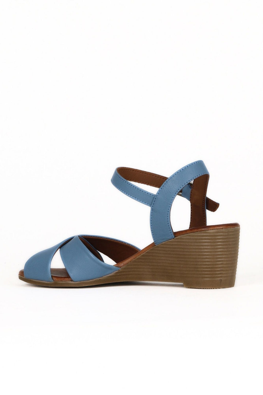 Bueno Women's Leather Wedge Sandal