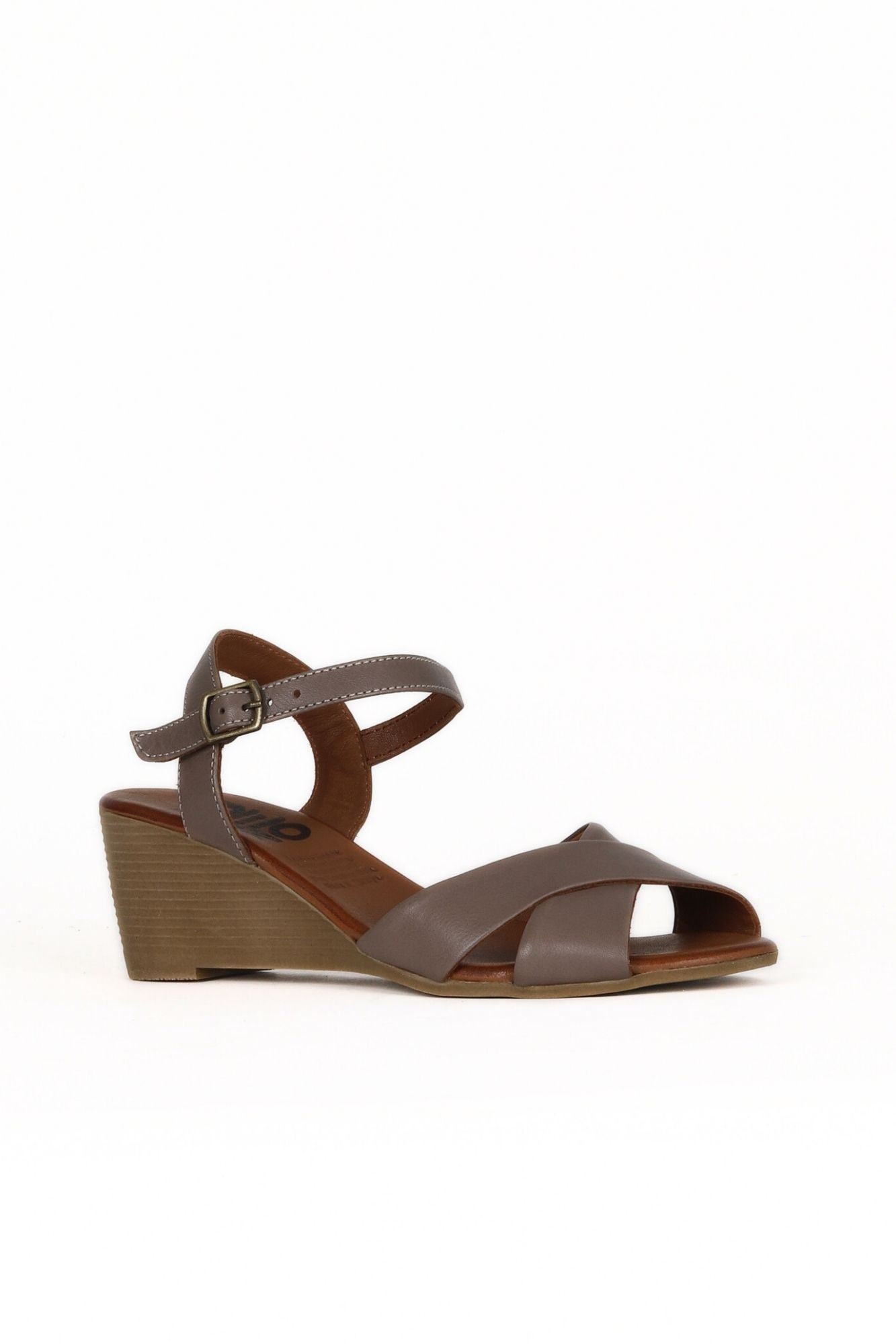 Bueno Women's Leather Wedge Sandal