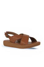 Bueno Women's Leather Flat Sandal