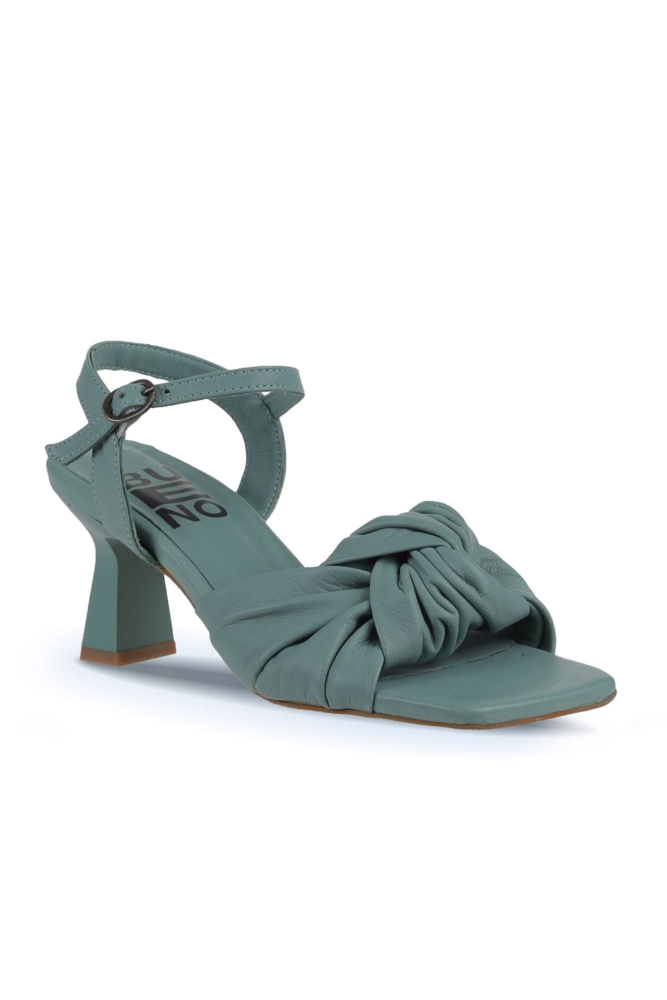 Bueno Women's Leather Heeled Sandal