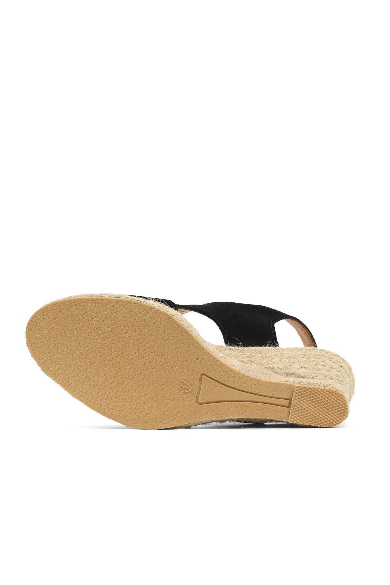 Bueno Women's Leather Wedge Sandal