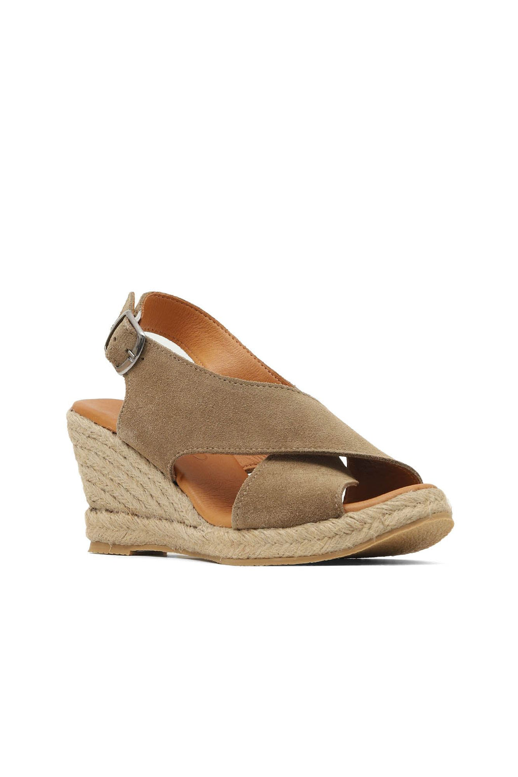 Bueno Women's Leather Wedge Sandal