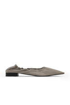 Bueno 's Pointed Strap Ballerina in mink