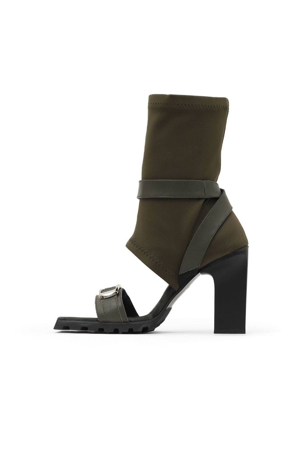 Bueno Women's Leather Heeled Sandal