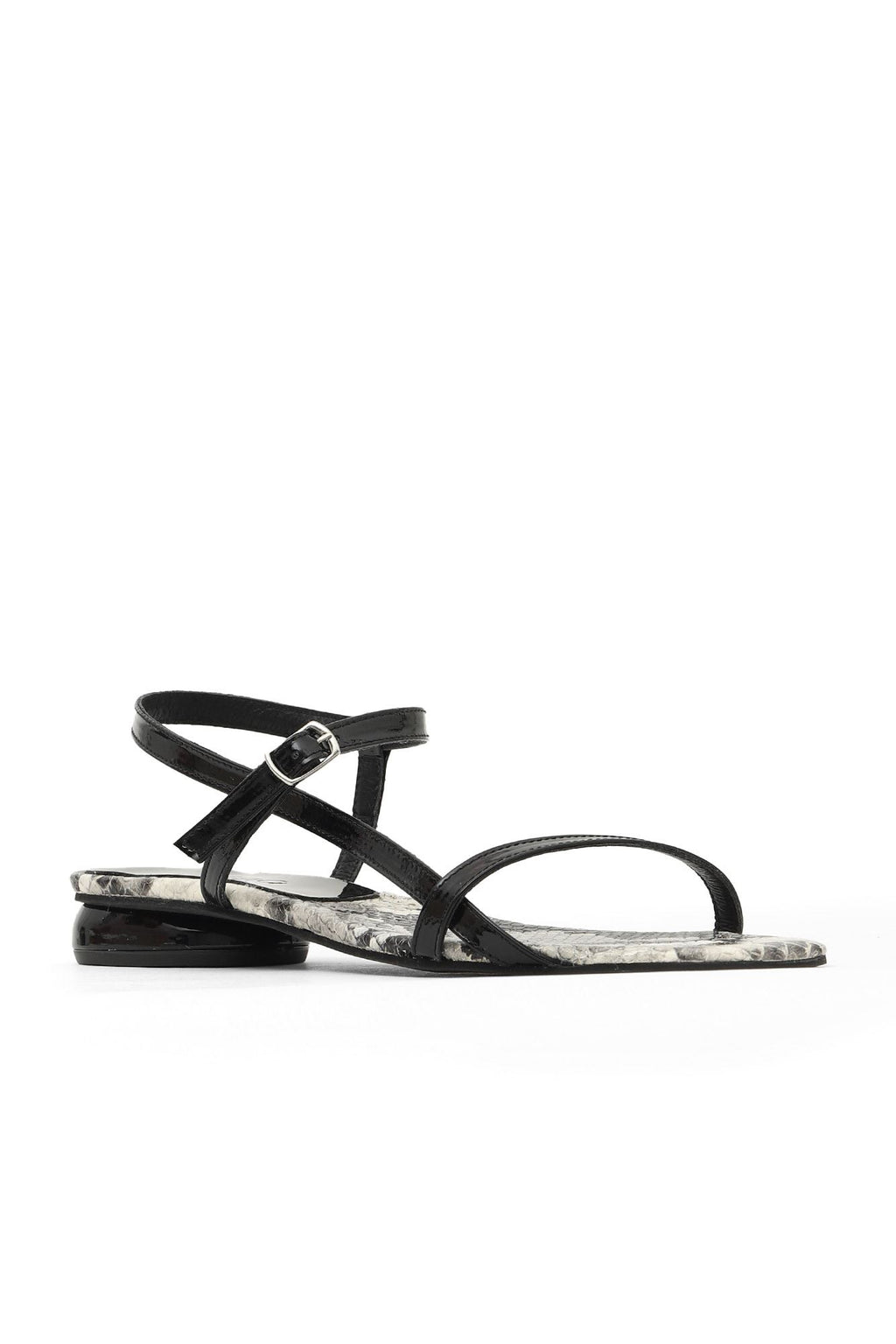 Bueno Women's Leather Low-Heel Sandal