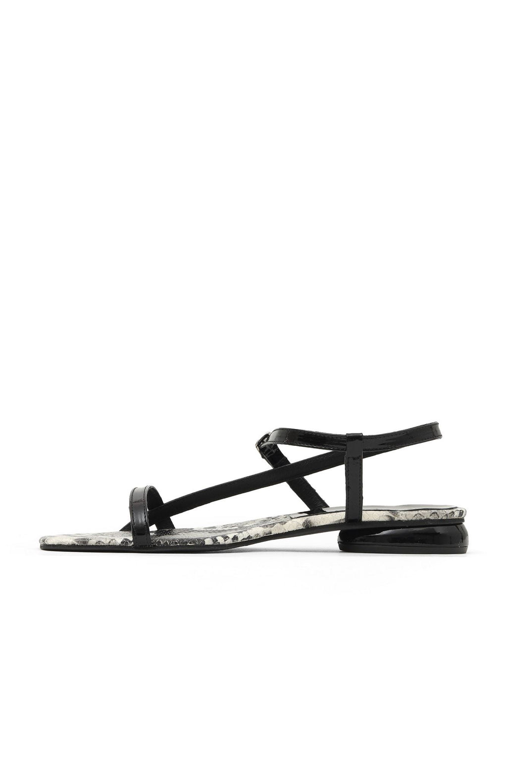 Bueno Women's Leather Low-Heel Sandal