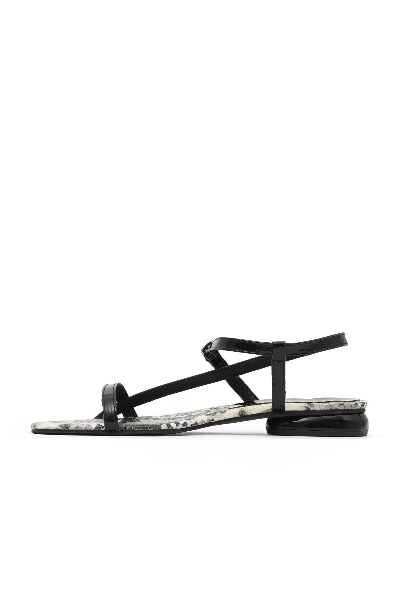 Bueno Women's Leather Low-Heel Sandal