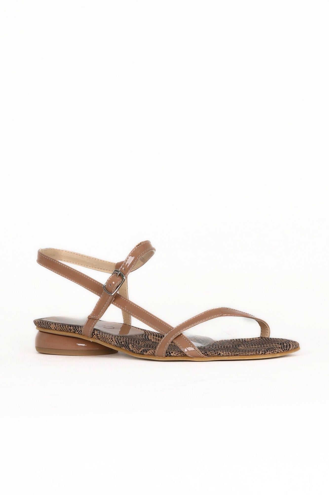 Bueno Women's Leather Low-Heel Sandal