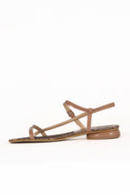 Bueno Women's Leather Low-Heel Sandal