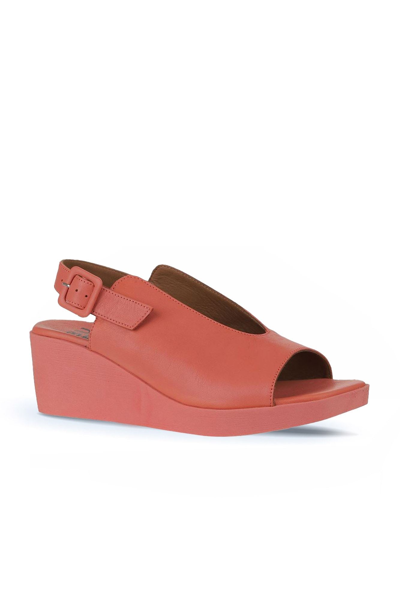 Bueno Women's Leather Wedge Sandal