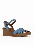 Bueno Women's Leather Wedge Sandal