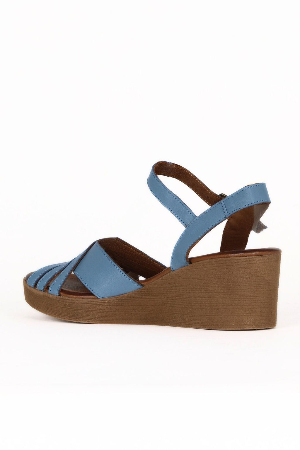 Bueno Women's Leather Wedge Sandal