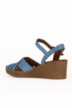 Bueno Women's Leather Wedge Sandal