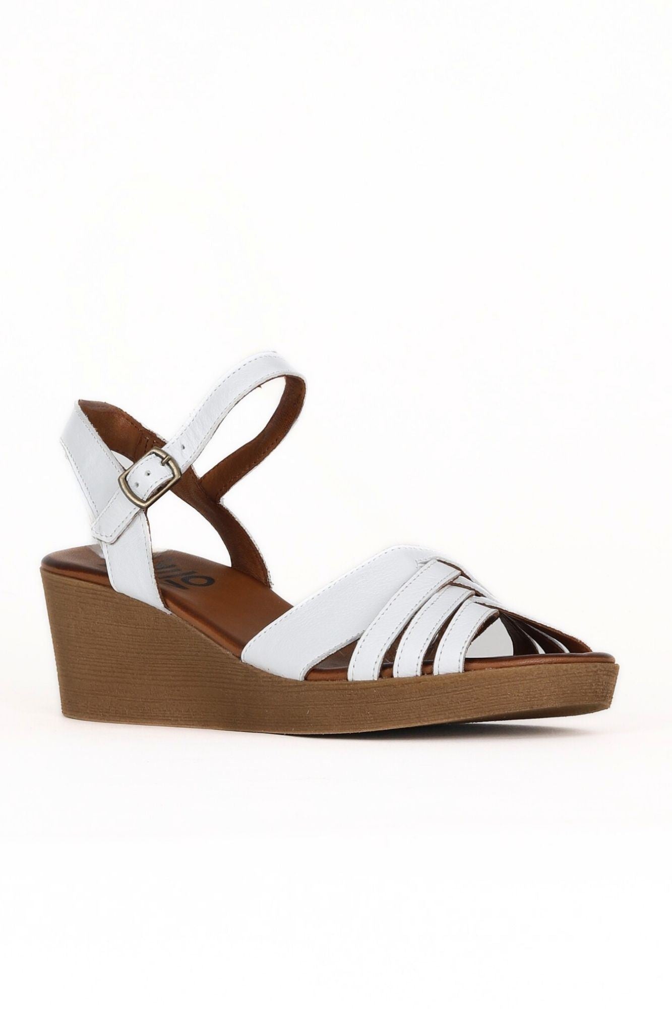 Bueno Women's Leather Wedge Sandal