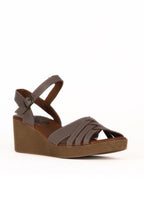 Bueno Women's Leather Wedge Sandal