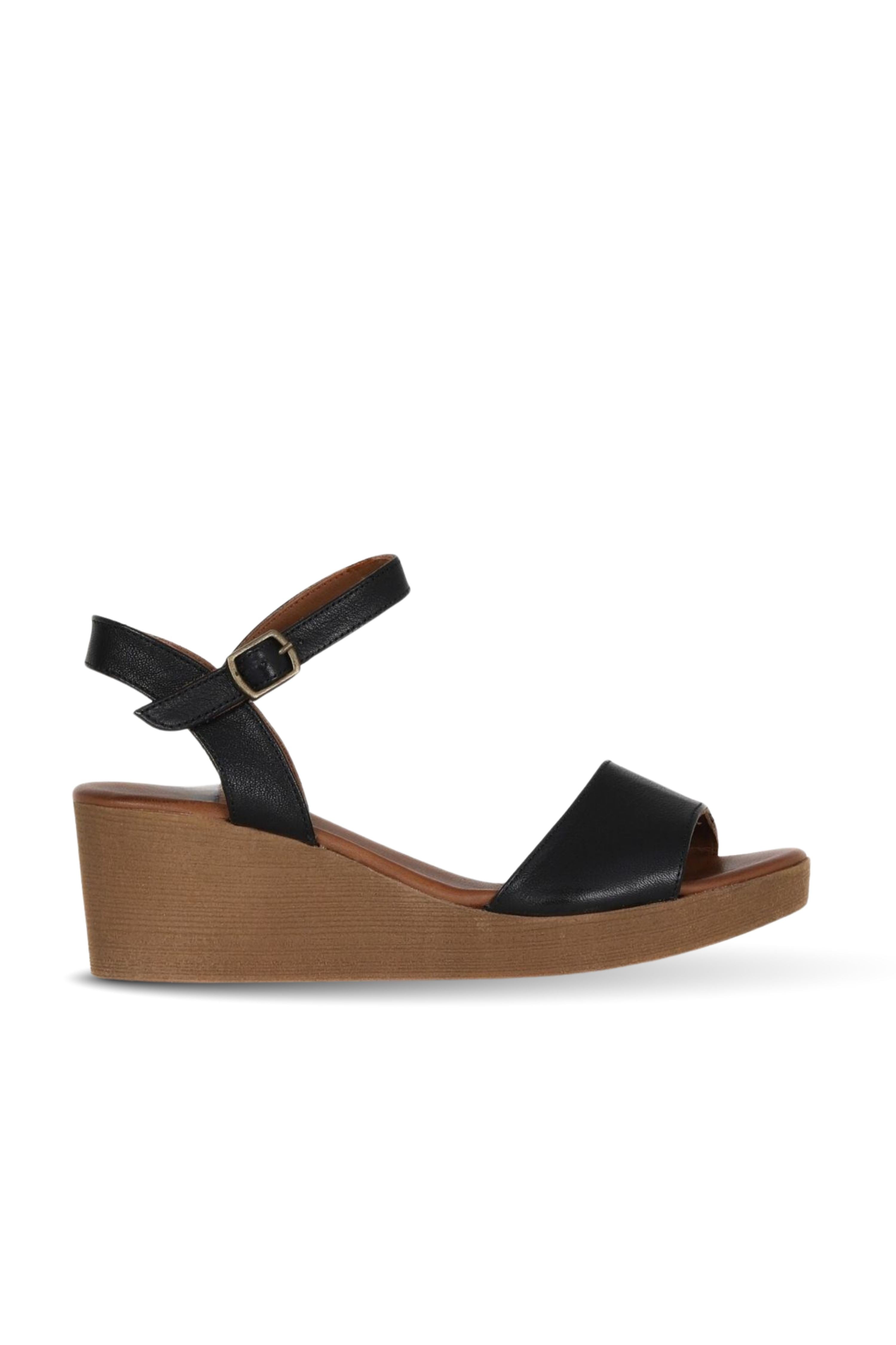 Bueno Women's Leather Wedge Sandal