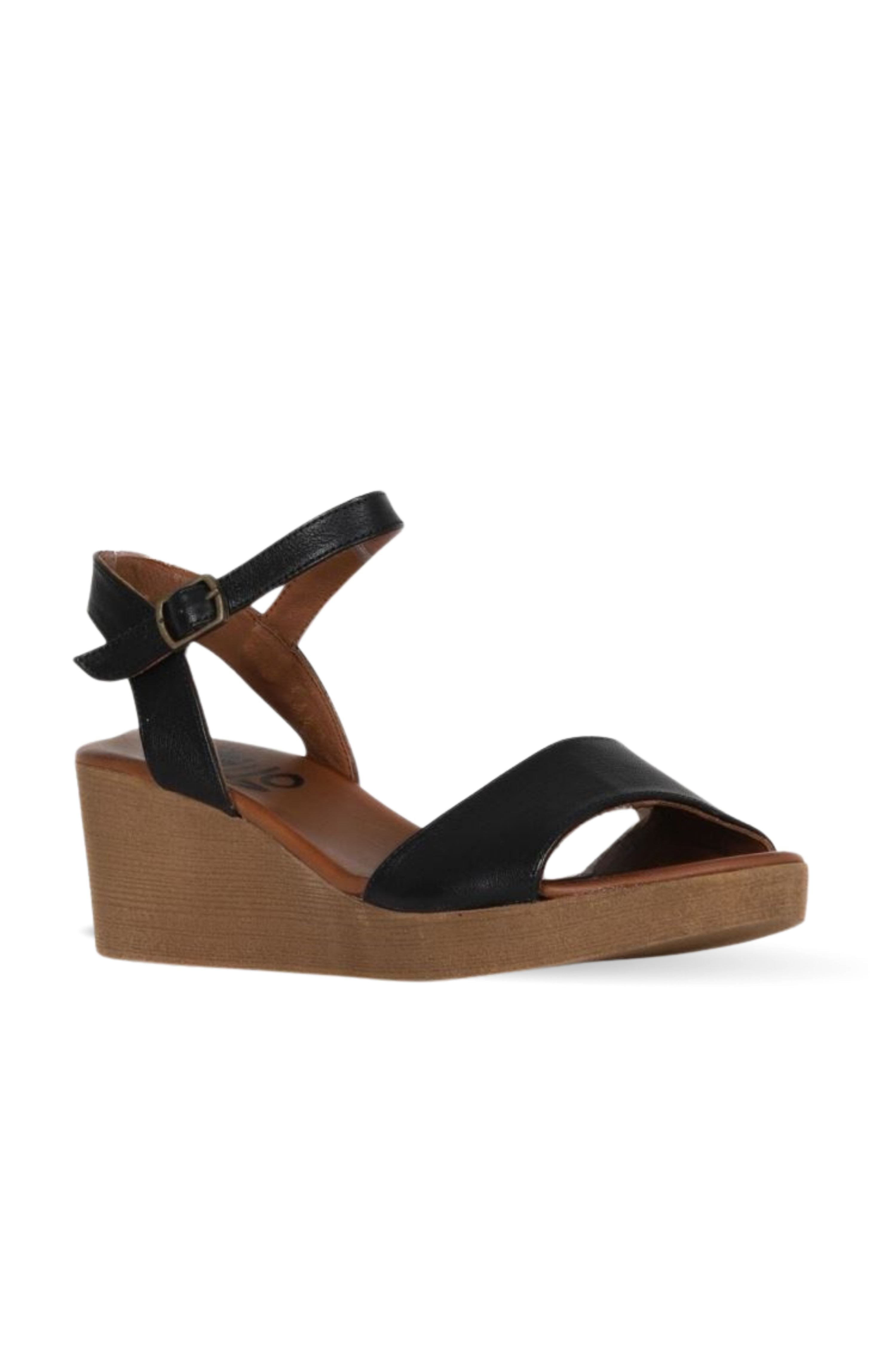 Bueno Women's Leather Wedge Sandal