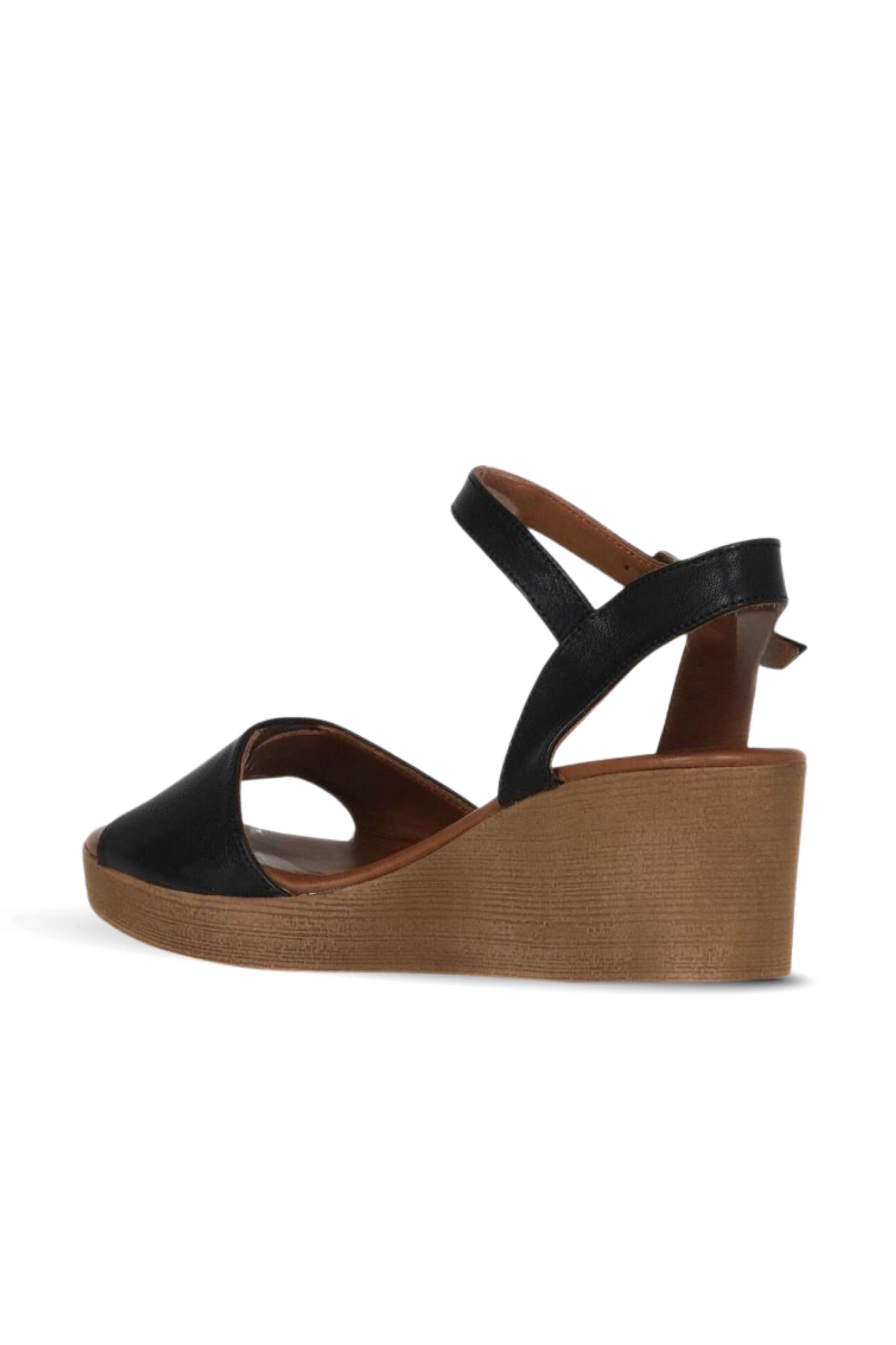 Bueno Women's Leather Wedge Sandal