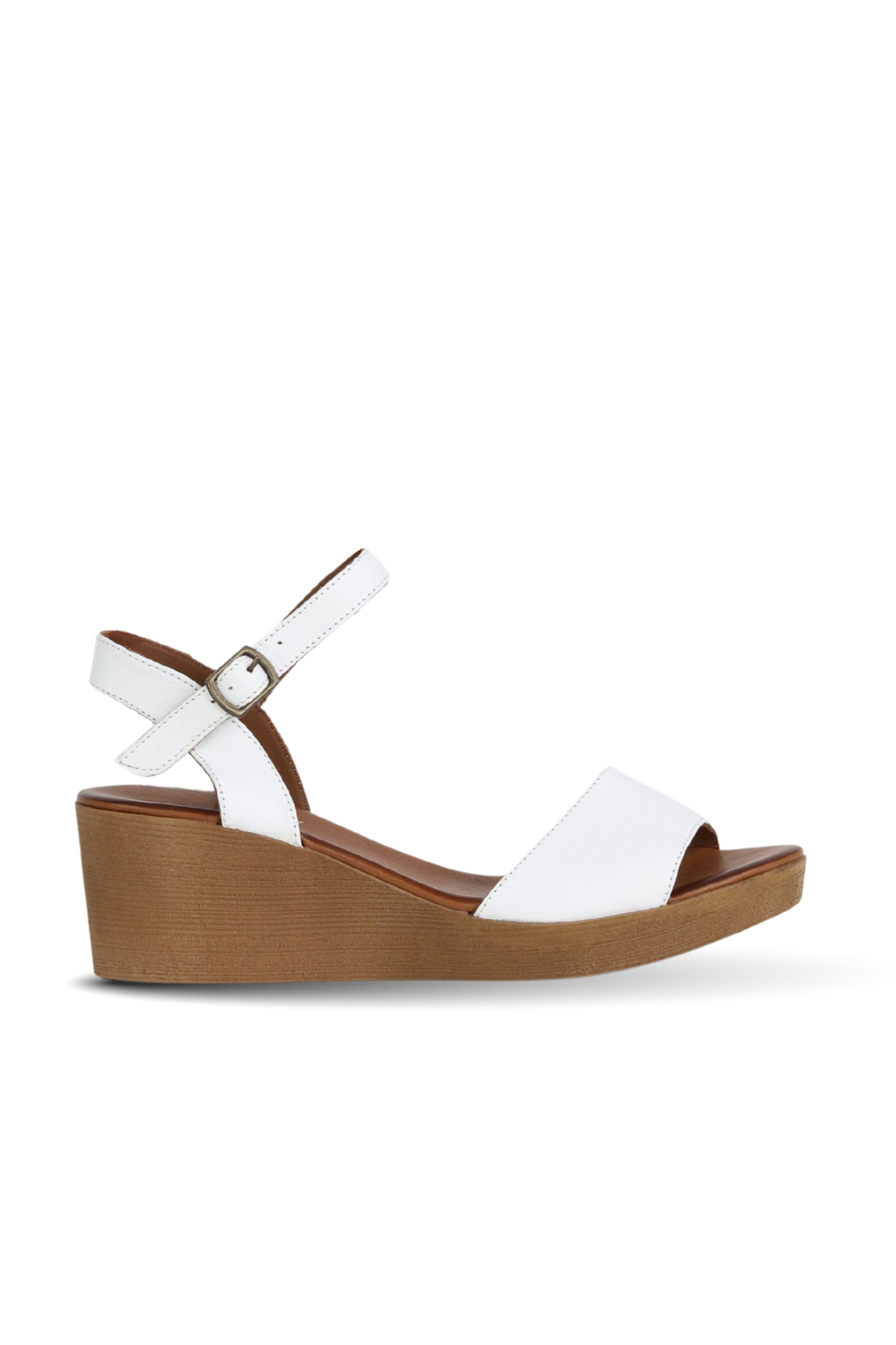 Bueno Women's Leather Wedge Sandal