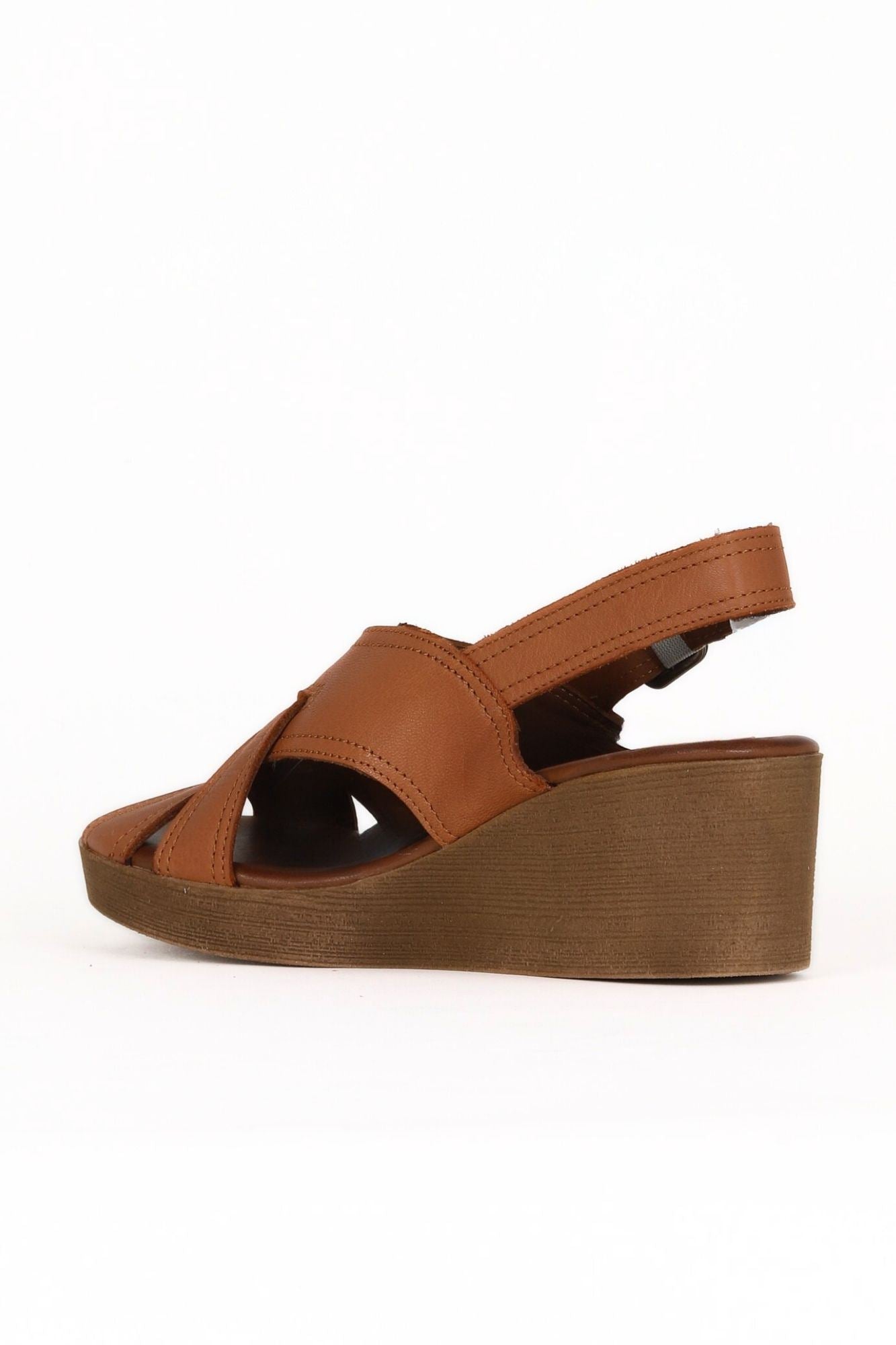 Bueno Women's Leather Wedge Sandal