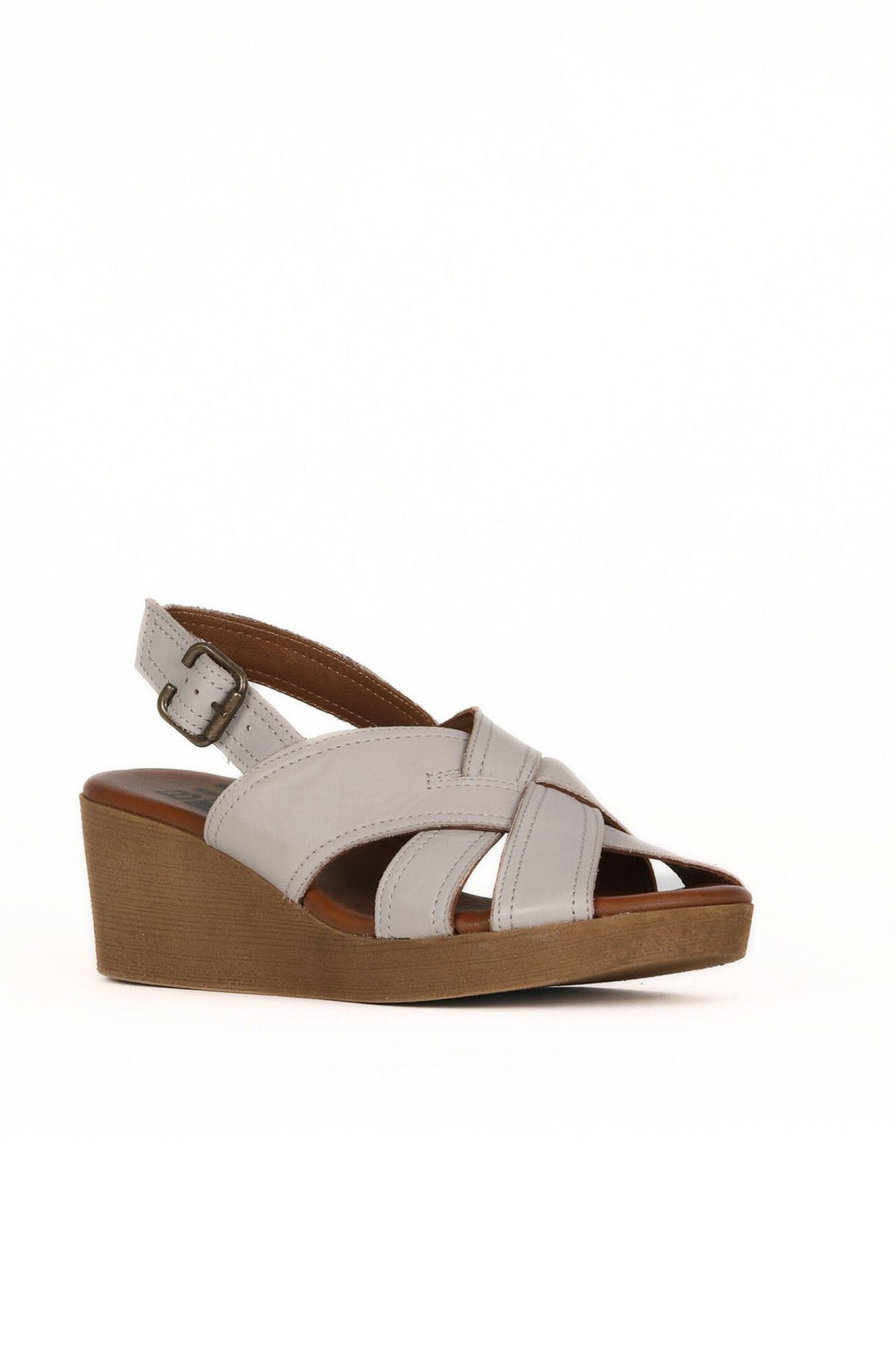 Bueno Women's Leather Wedge Sandal