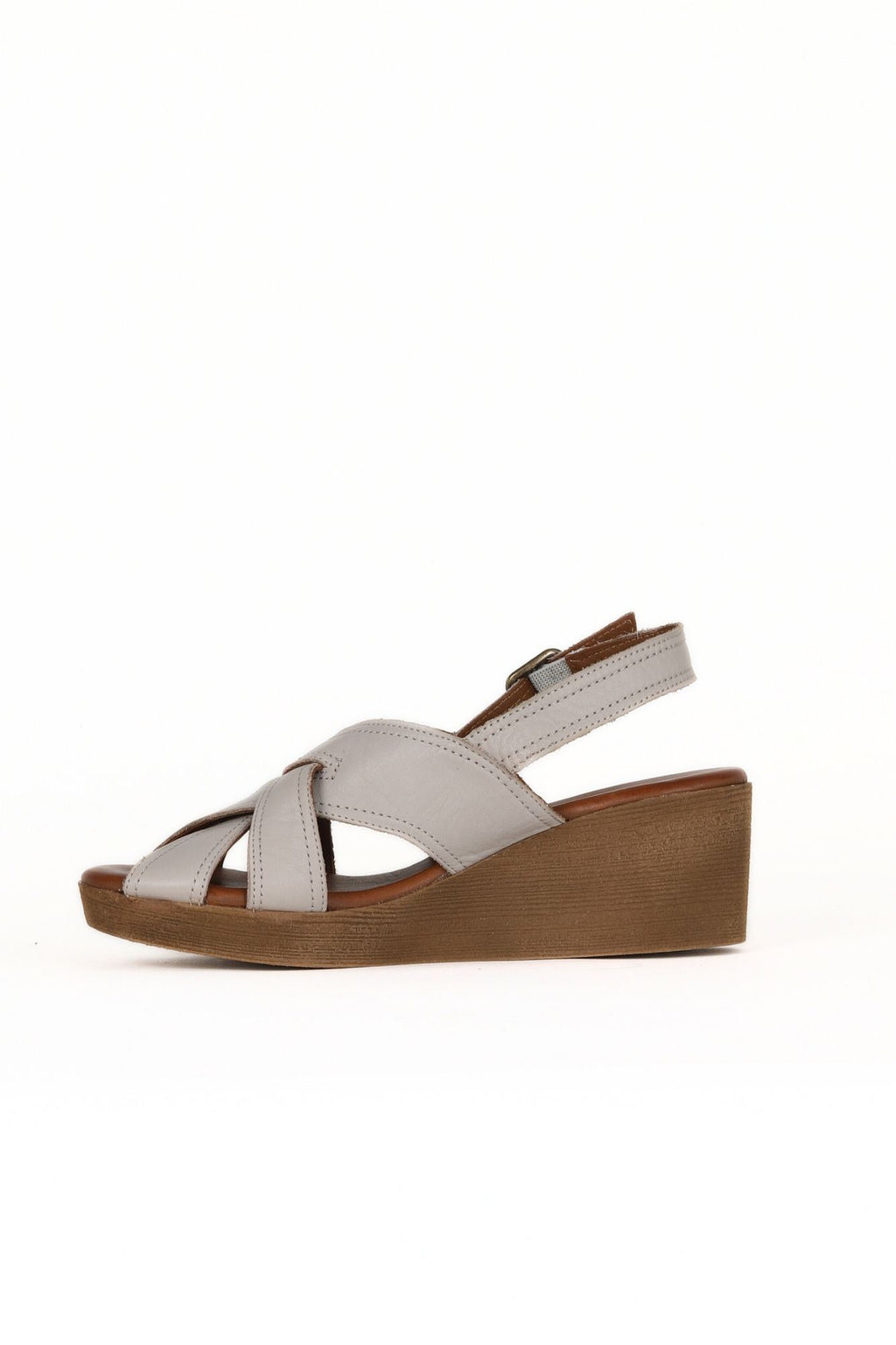 Bueno Women's Leather Wedge Sandal