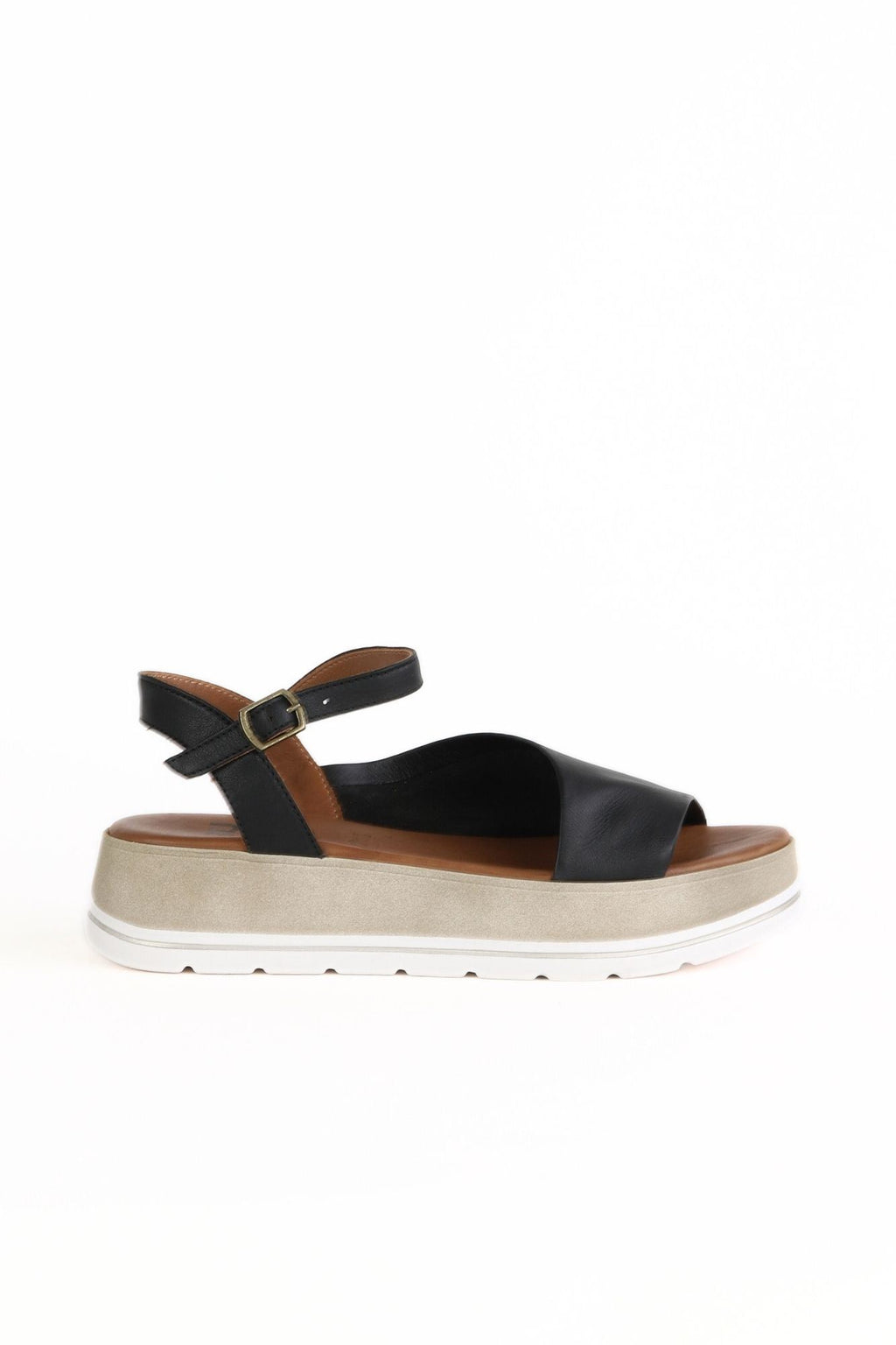 Bueno Women's Leather Flat Sandal
