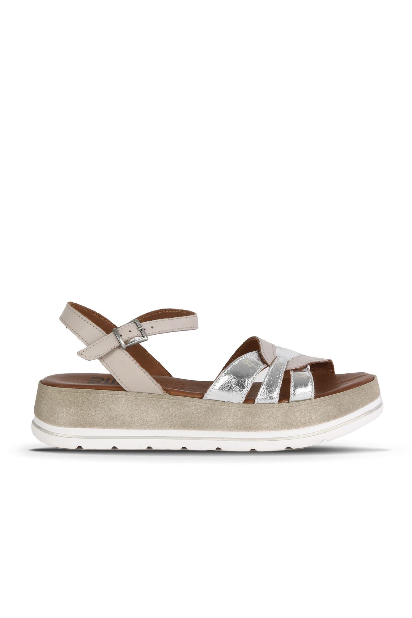 Bueno Women's Leather Flat Sandal