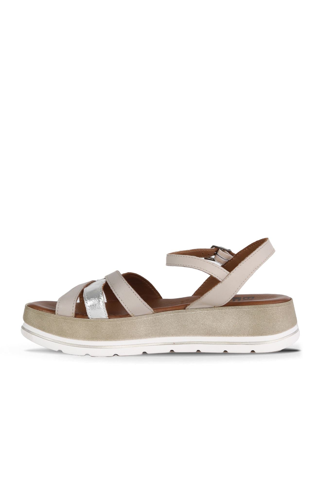 Bueno Women's Leather Flat Sandal