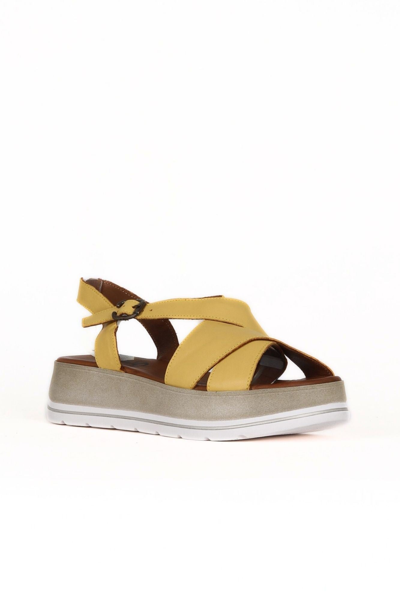 Bueno Women's Leather Flat Sandal