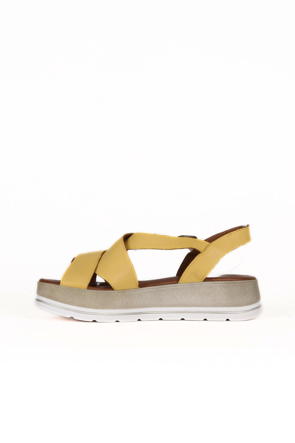 Bueno Women's Leather Flat Sandal