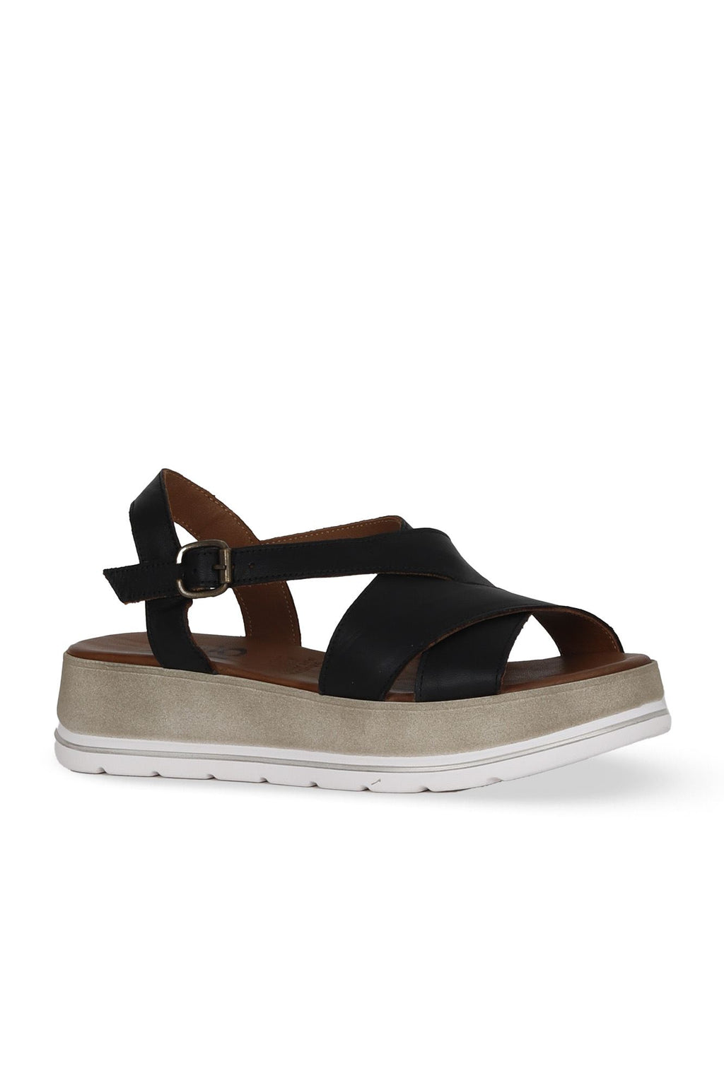 Bueno Women's Leather Flat Sandal