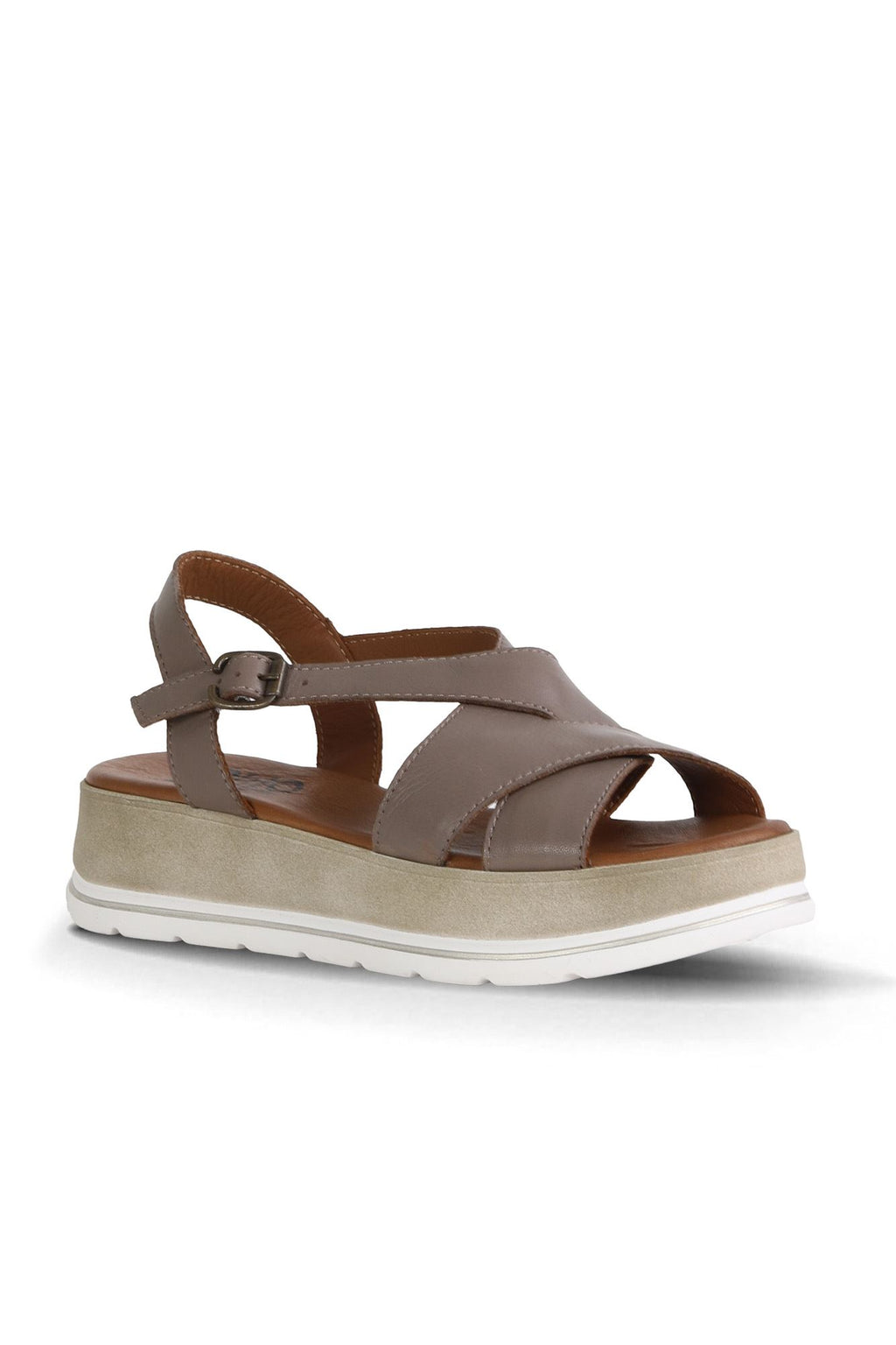 Bueno Women's Leather Flat Sandal