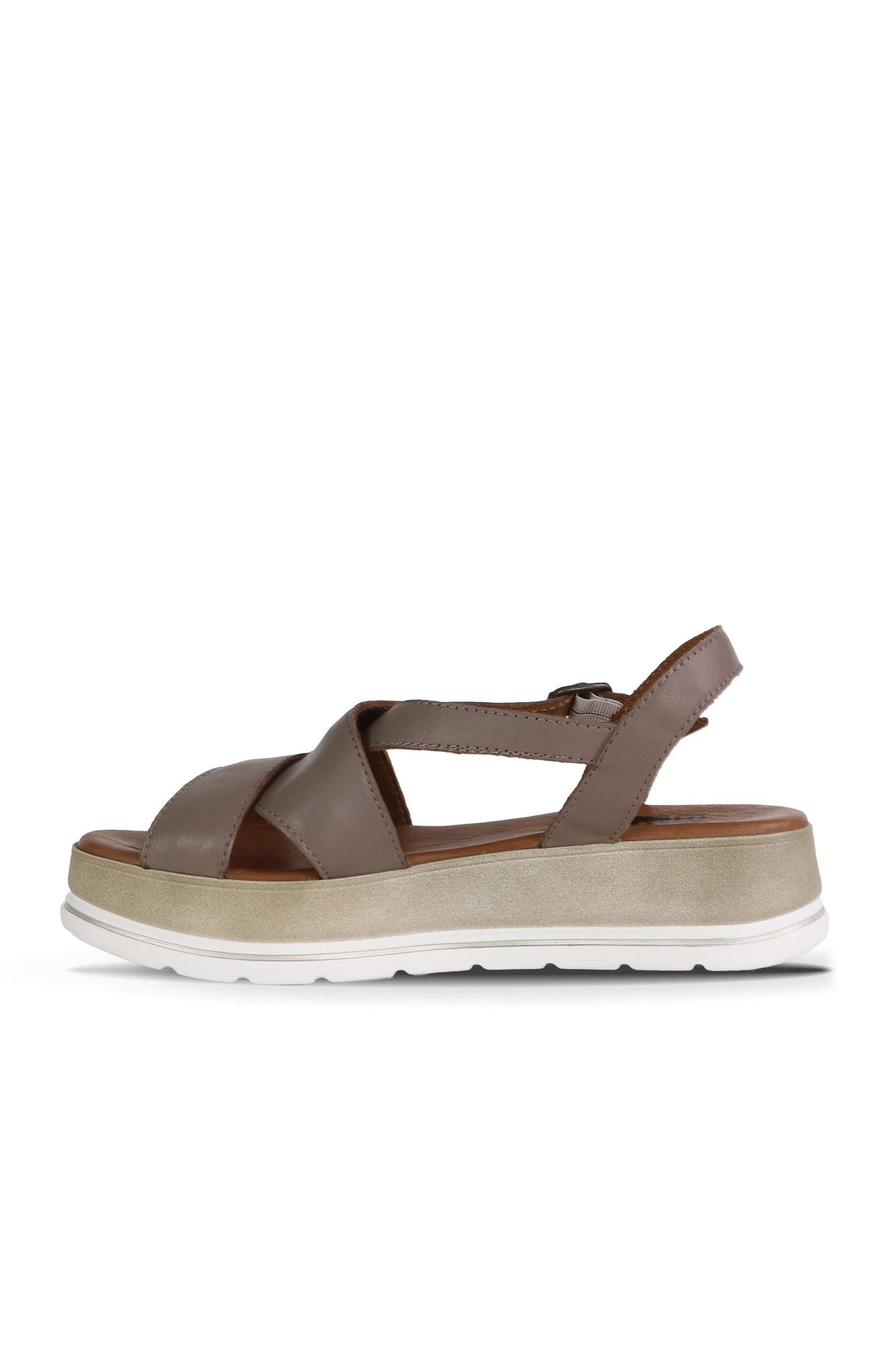 Bueno Women's Leather Flat Sandal