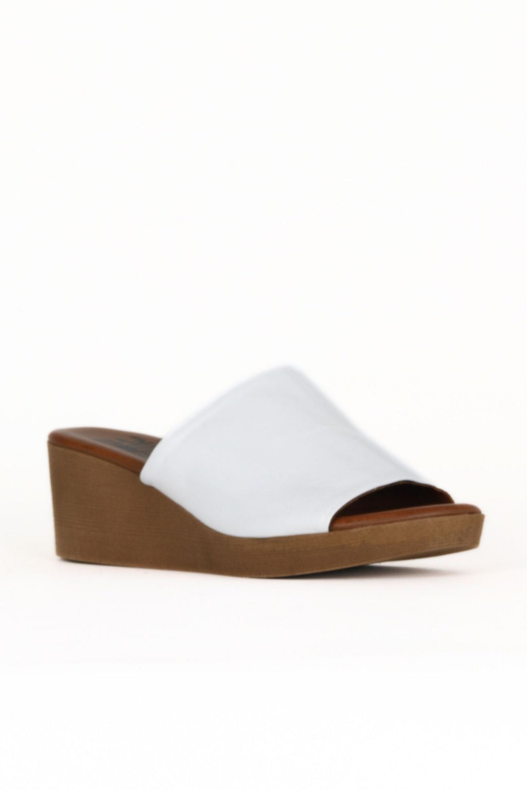 Bueno Women's Leather Wedge Slipper