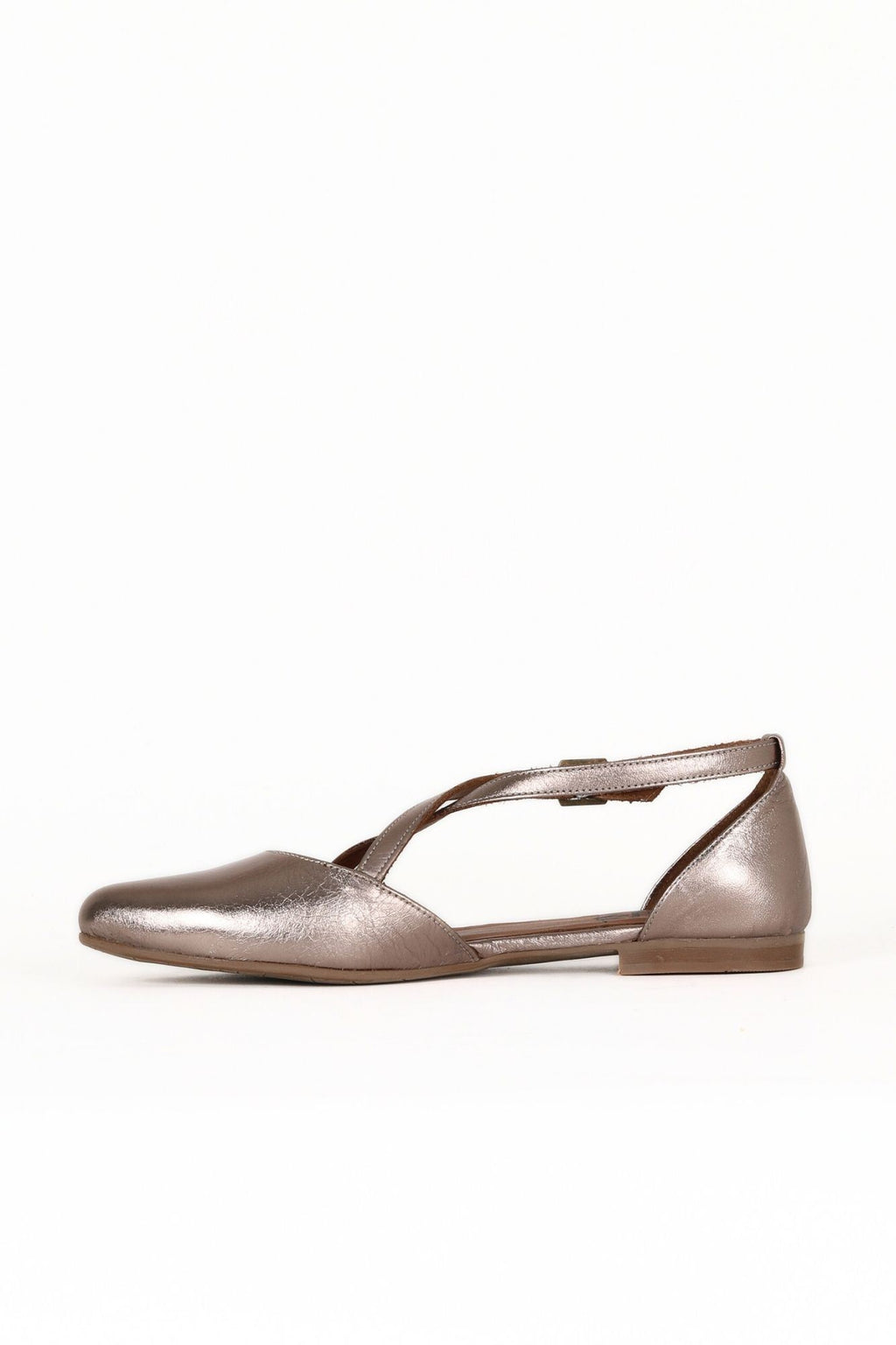 Bueno Women's Leather Ballerina