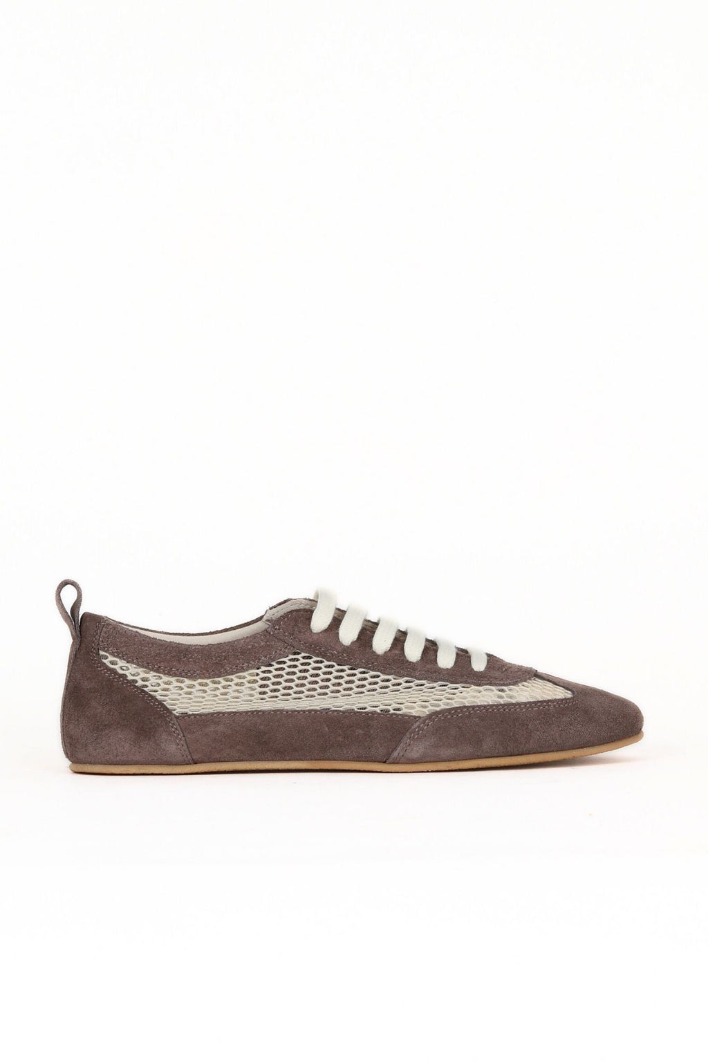 Bueno 's Minimal Flat Woven Sneakers in beige