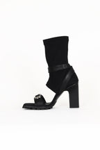 Bueno Women's Leather Heeled Sandal