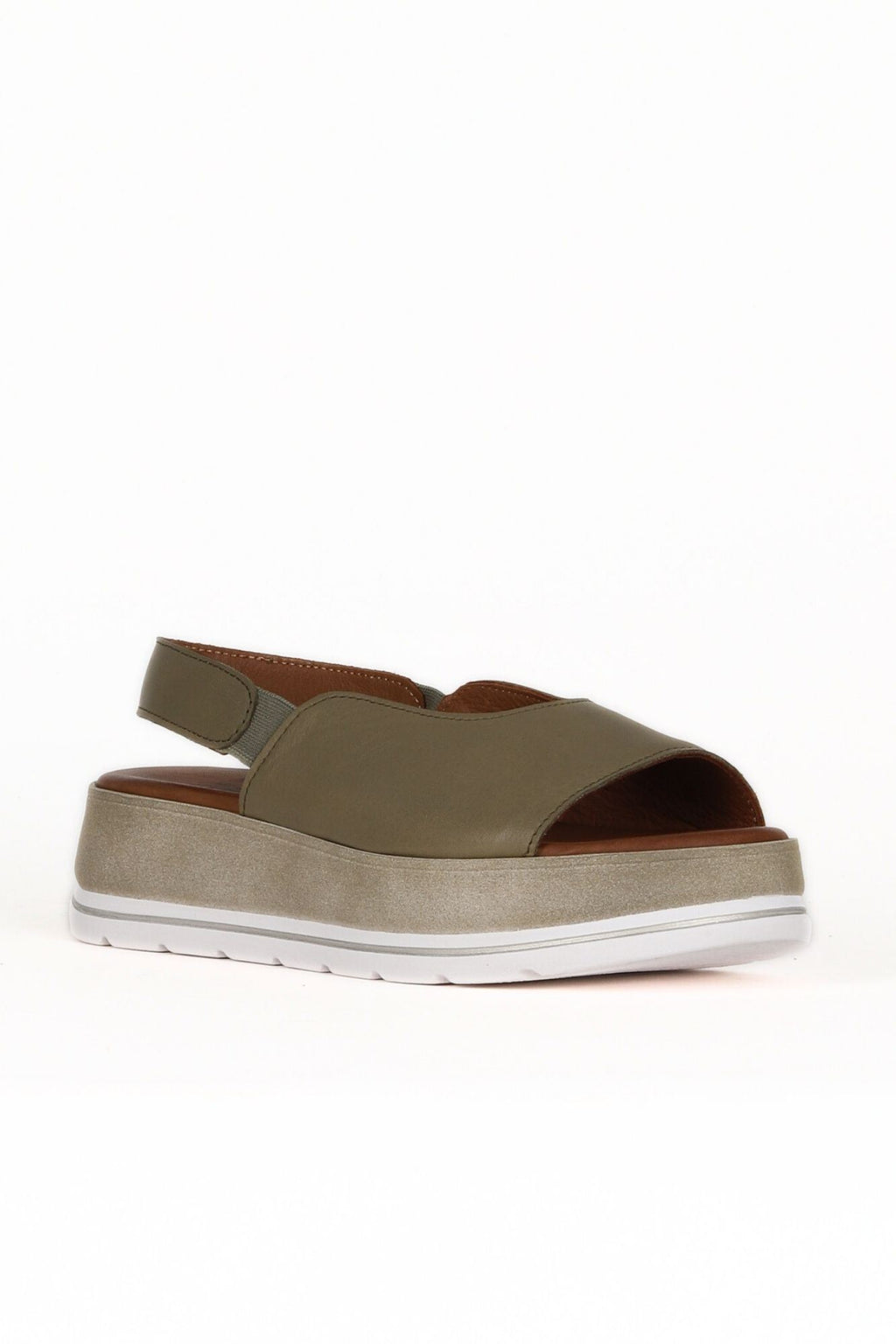 Bueno Women's Leather Flat Sandal